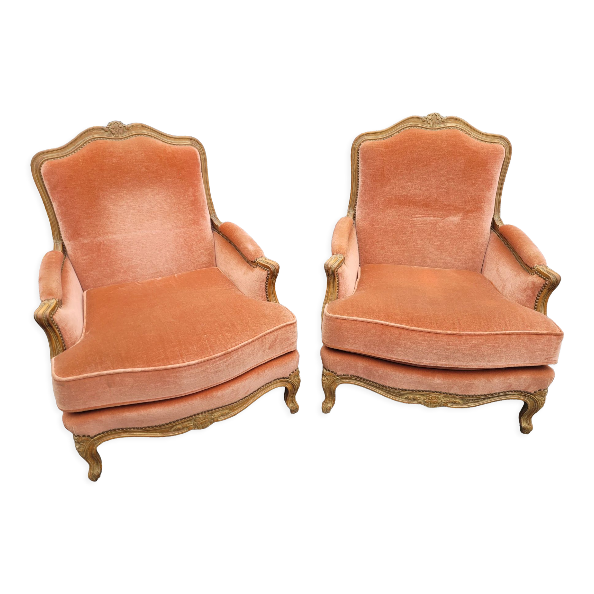 Pair of shepherdess style louis XV