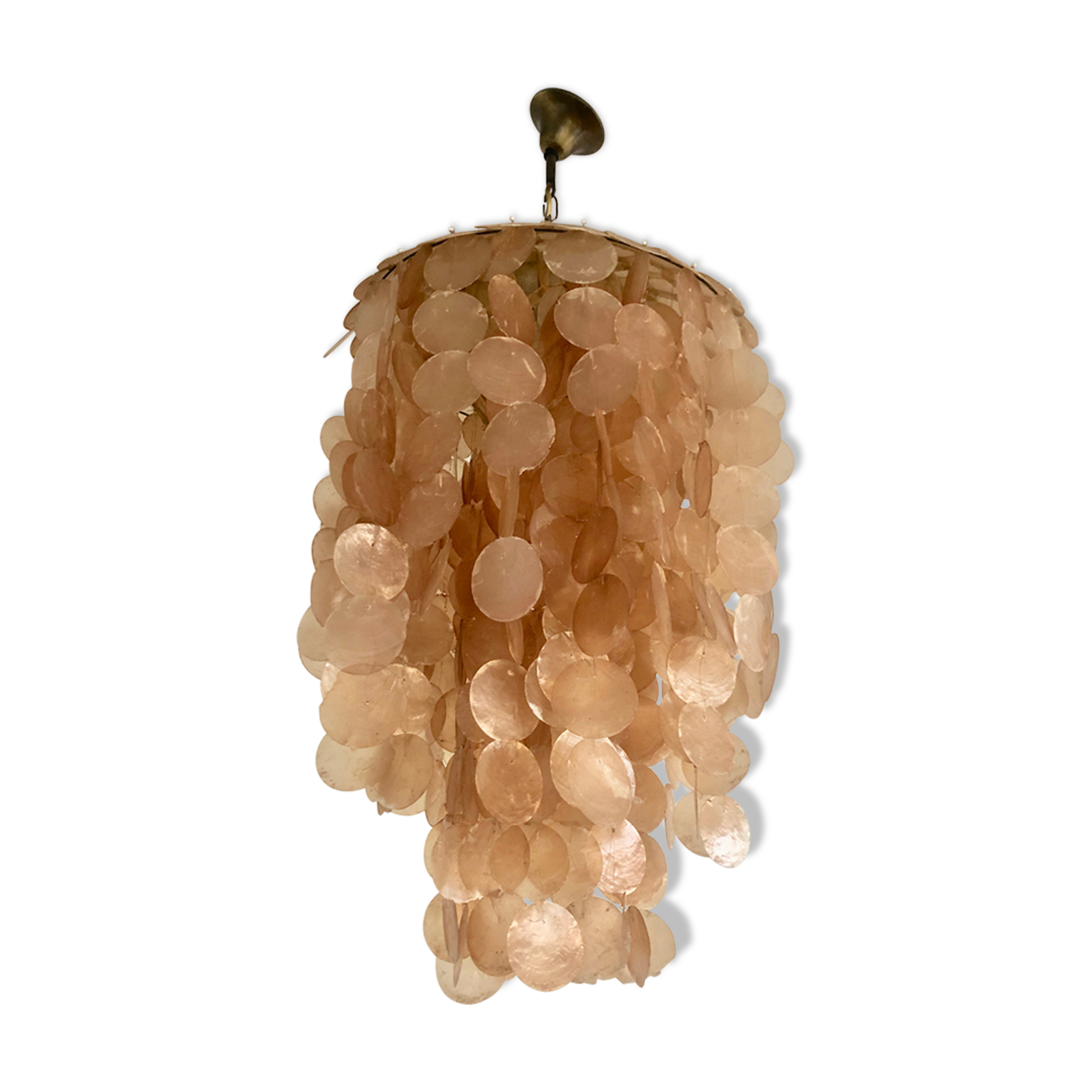Pink mother-of-pearl hanging 1960