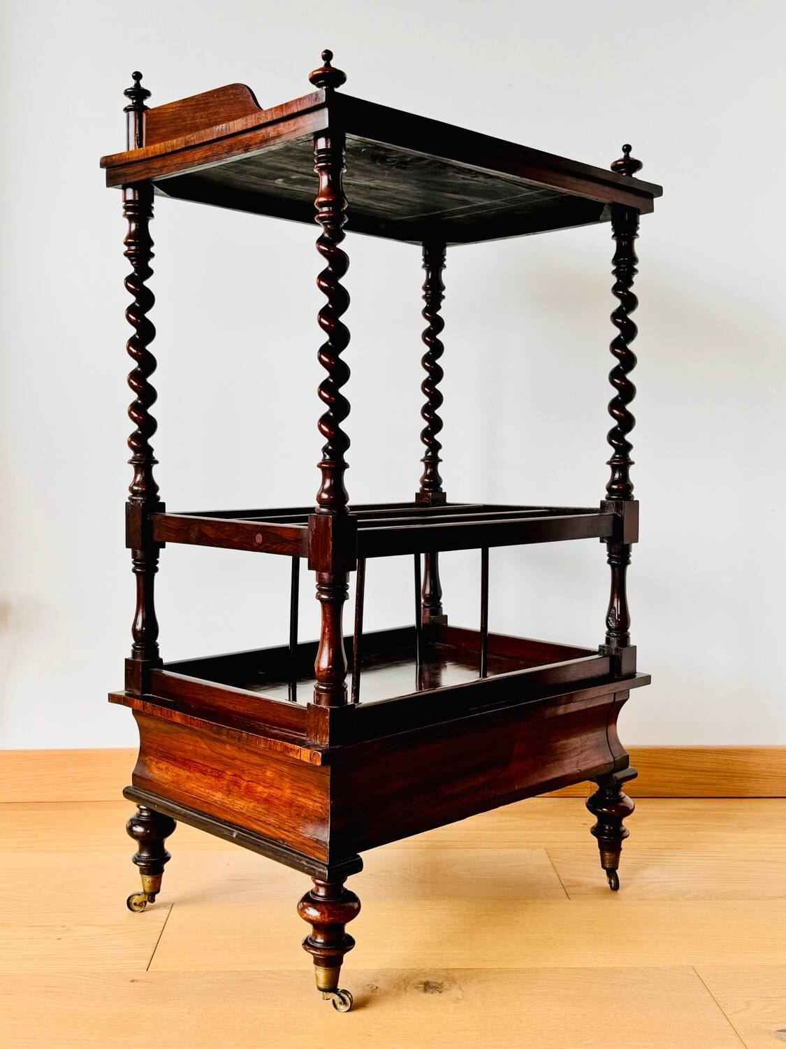 19th century Rio rosewood server