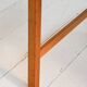 Scandinavian extendable teak and oak dining table 1960s
