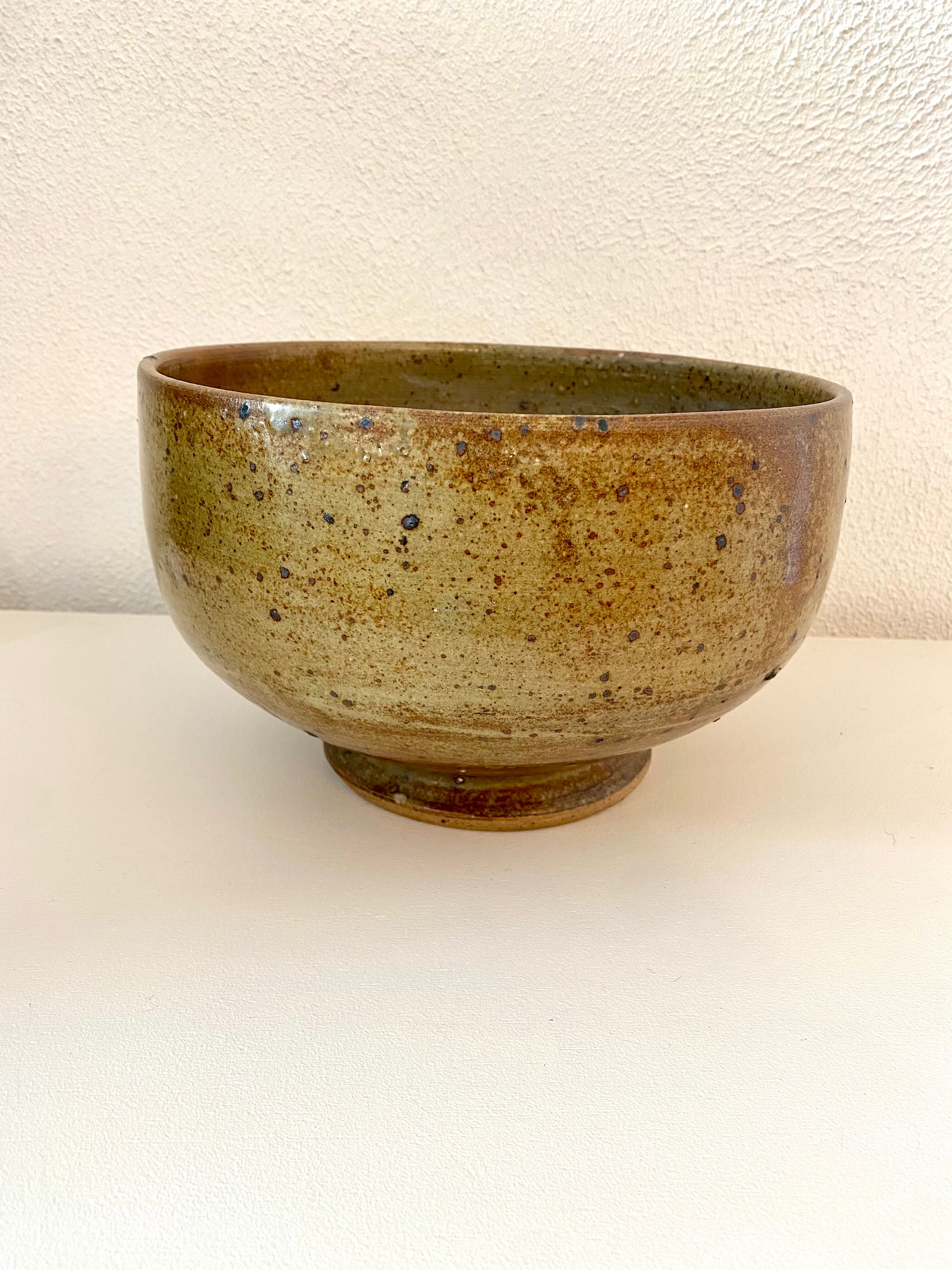 Pyrite sandstone bowl