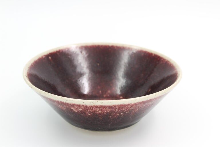 Ceramic bowl by Sven Hofverberg for Hunganus 1969