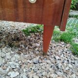 Old vintage chest of drawers with compass foot