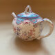 Porcelain teapot Sarreguemines