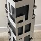 Openwork steel umbrella stand 70s