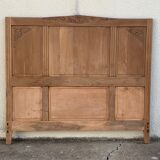 Art deco headboard raw wood 140cm