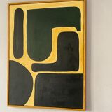 Abstract painting on canvas
