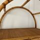 Vintage rattan wardrobe
