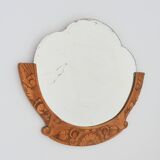 Antique vintage Art Deco mirror from the 1930s