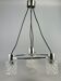 60s 70s lamp fixture ceiling lamp chandelier glass chrome space age