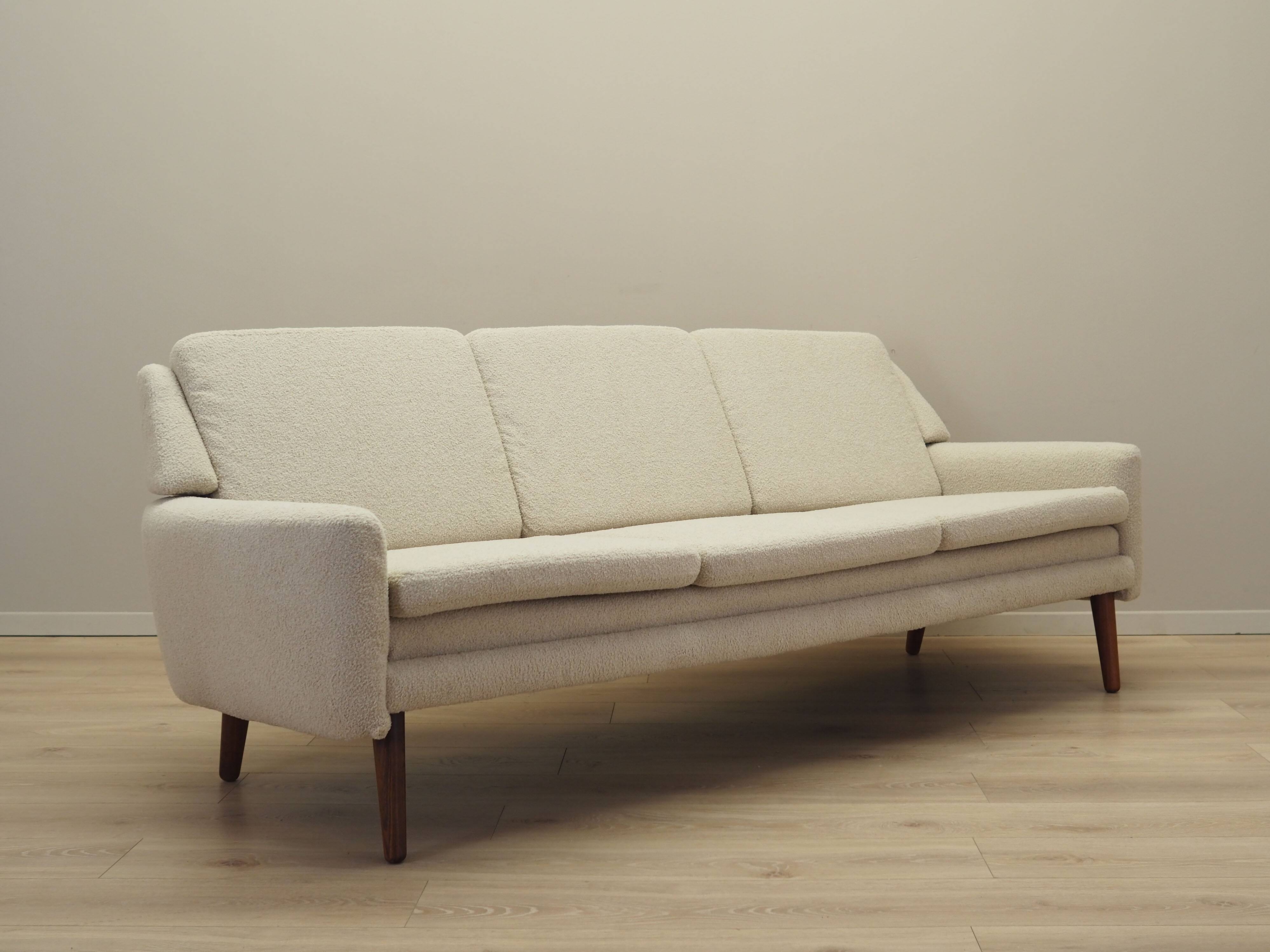 Cream sofa, Danish design, 1970s, production: Denmark