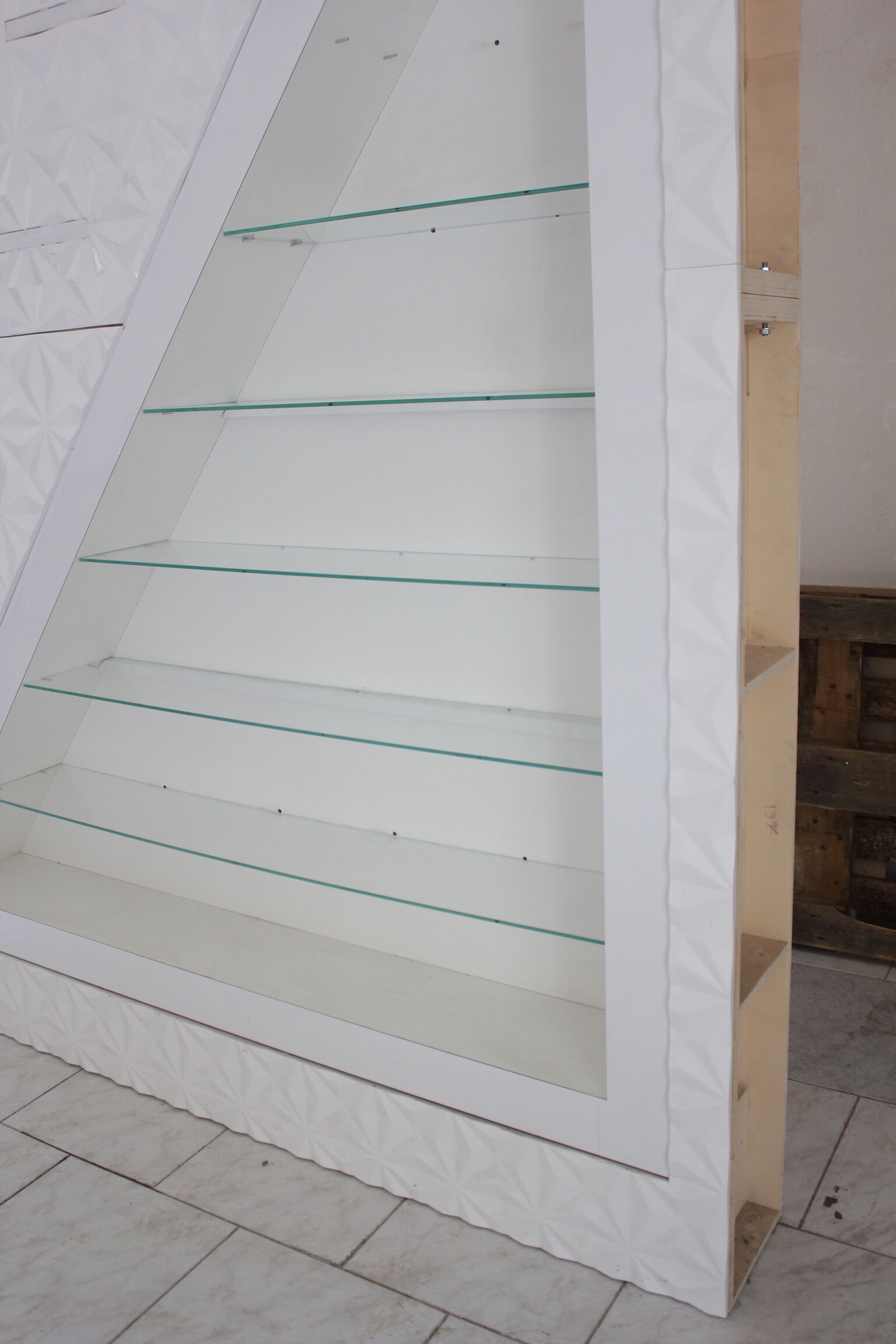 Vitrine de magasin époque xxème