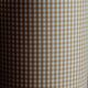 Cylindrical lampshade gingham fabric and liberty