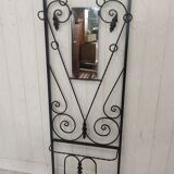 Wrought iron cloakroom coat rack