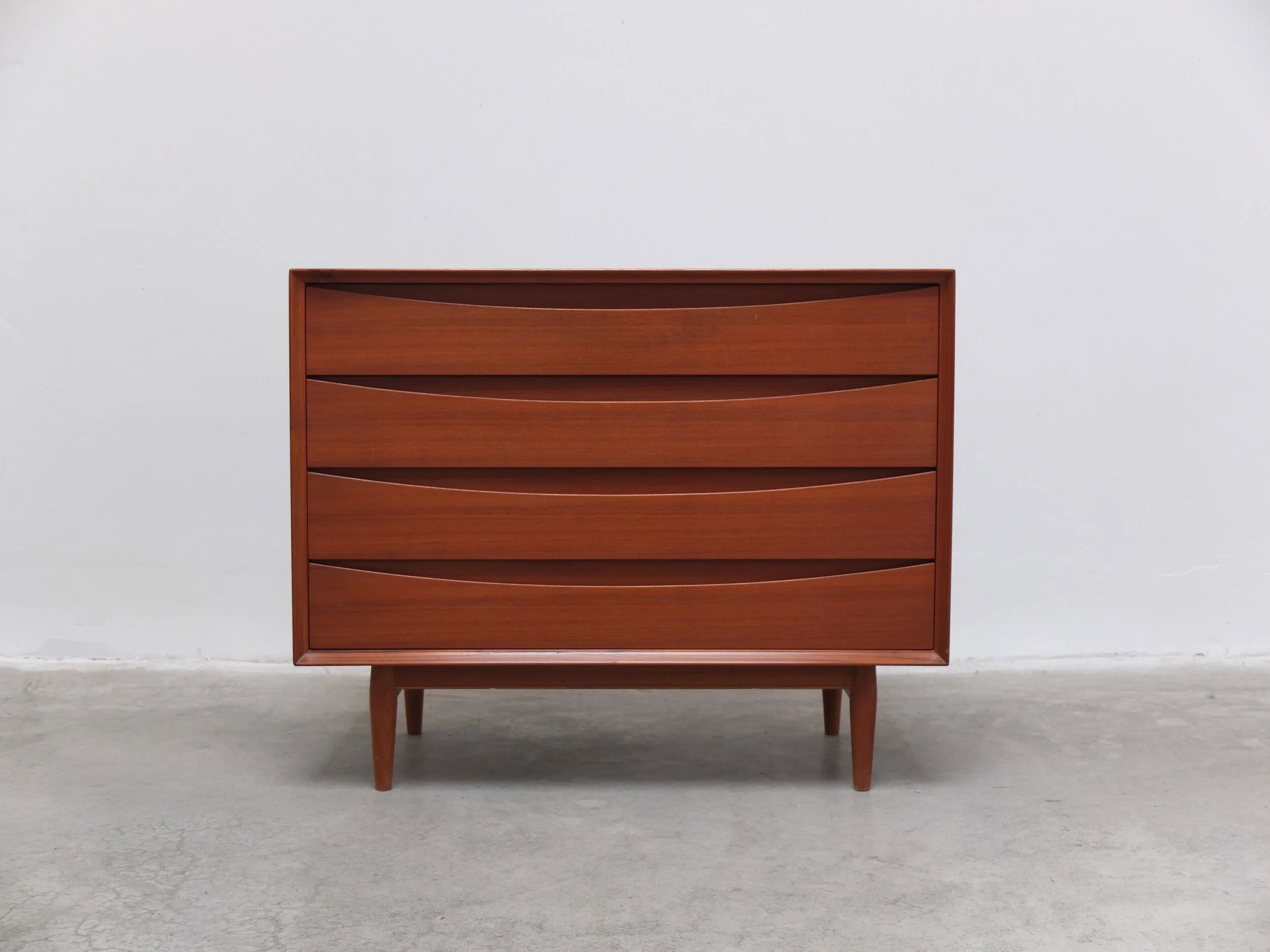 Freestanding chest of drawers in teak by Arne Vodder for Sibast, 1960s
