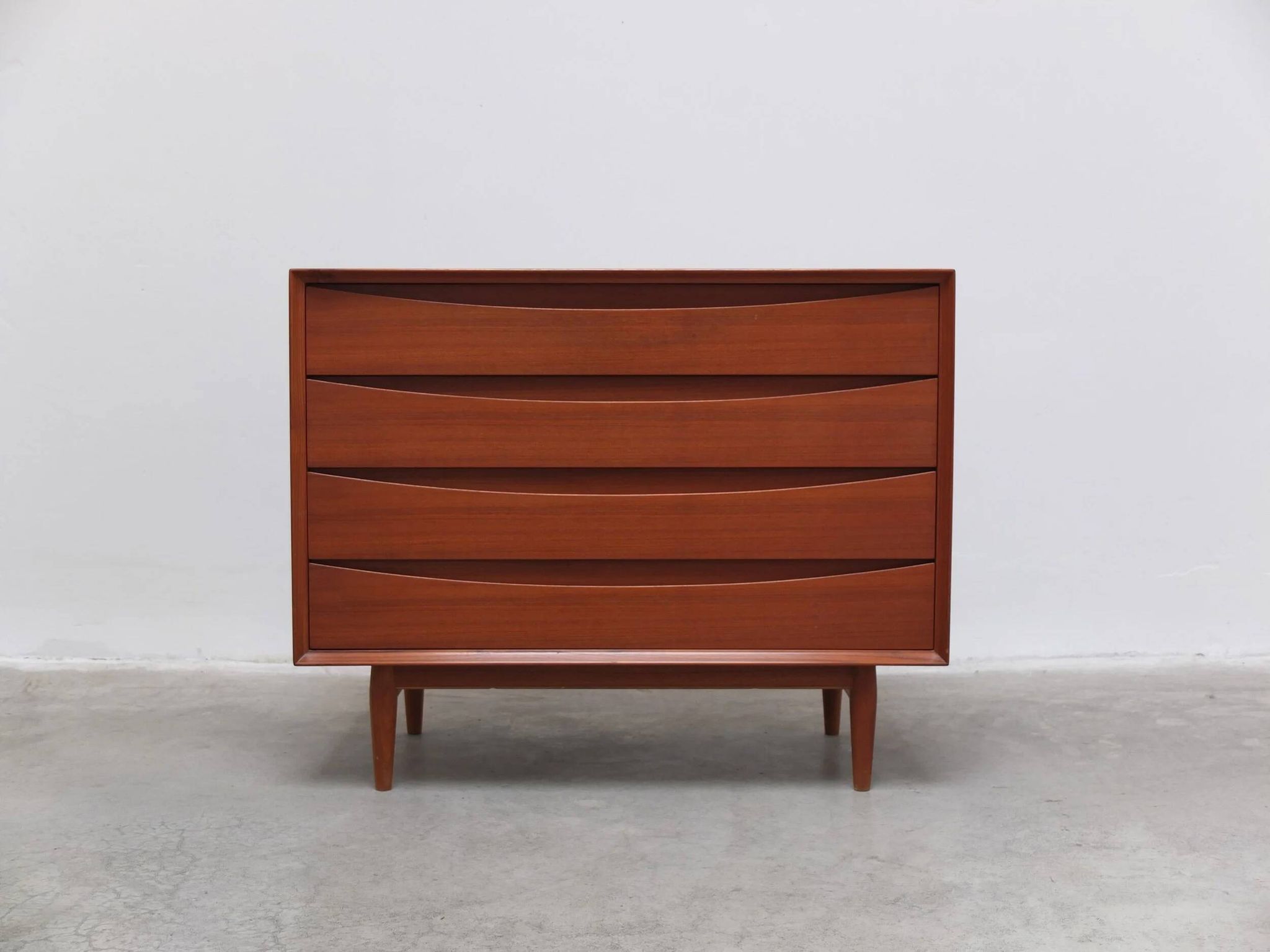 Freestanding chest of drawers in teak by Arne Vodder for Sibast, 1960s