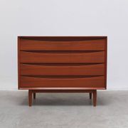 Freestanding chest of drawers in teak by Arne Vodder for Sibast, 1960s