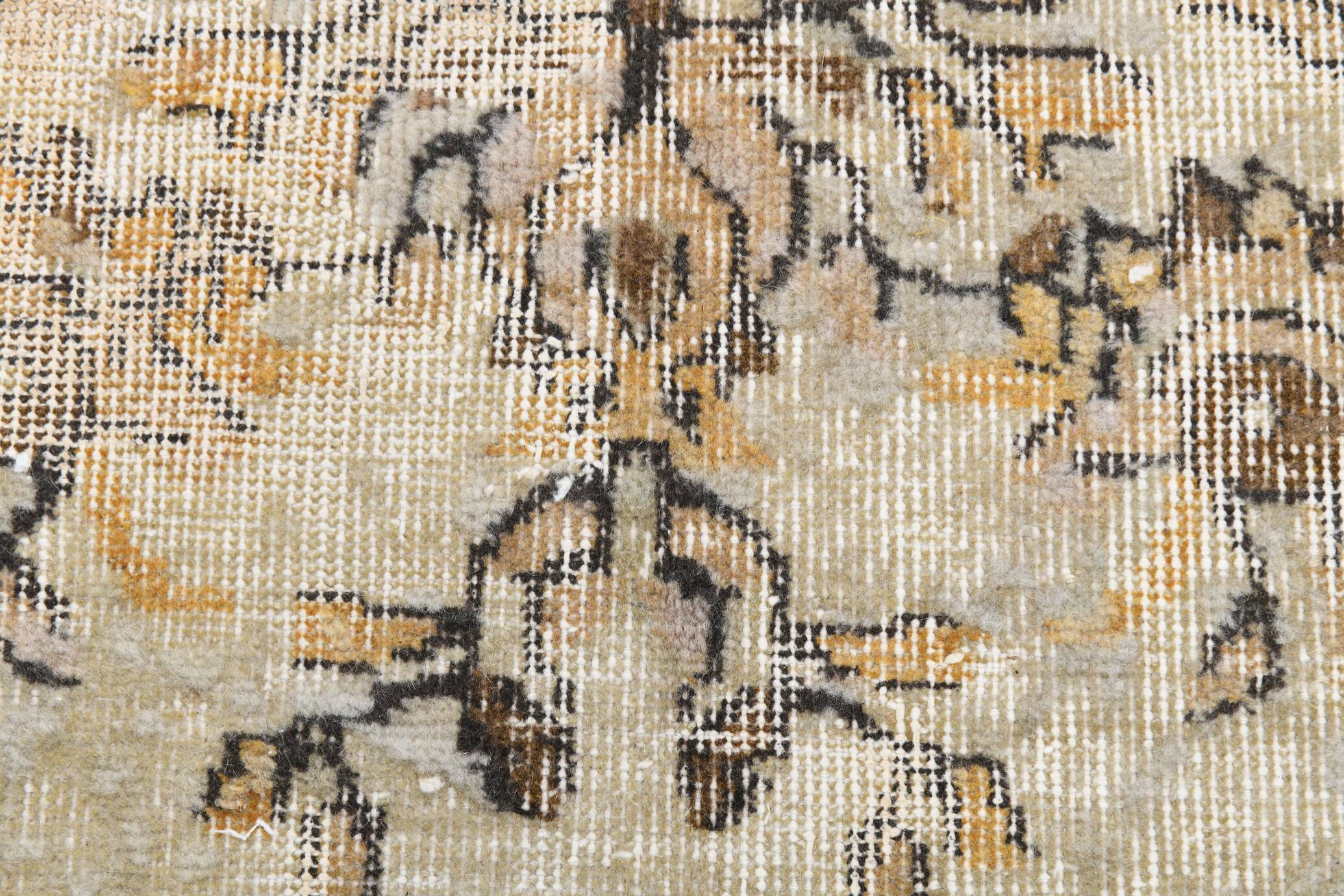 Brown & Cream Classic Persian Rug, 172x278Cm