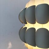 White metal pendant lamp from the mid-century by H. Zender for Temde.