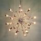Lustre Sputnik XXL en métal chromé, années 70