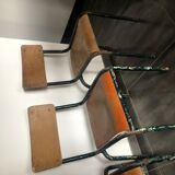 4 school chairs