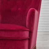 1970s, Danish easy chair, original very good condition, furniture velour.