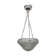 Art nouveau suspension in roses decoration glass