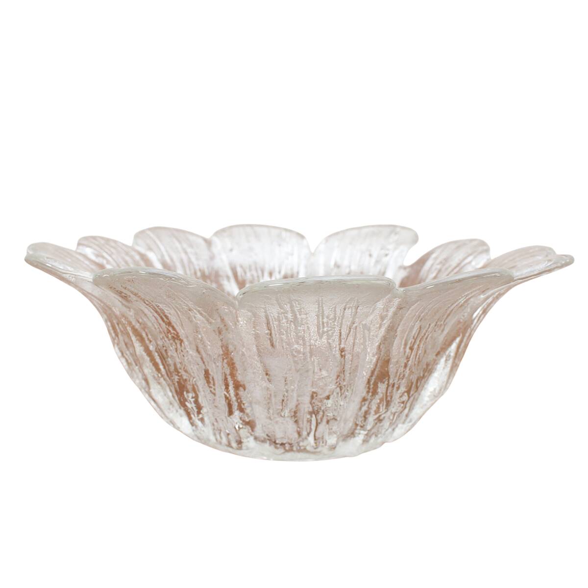 Big glass serving bowl by Holmegaard