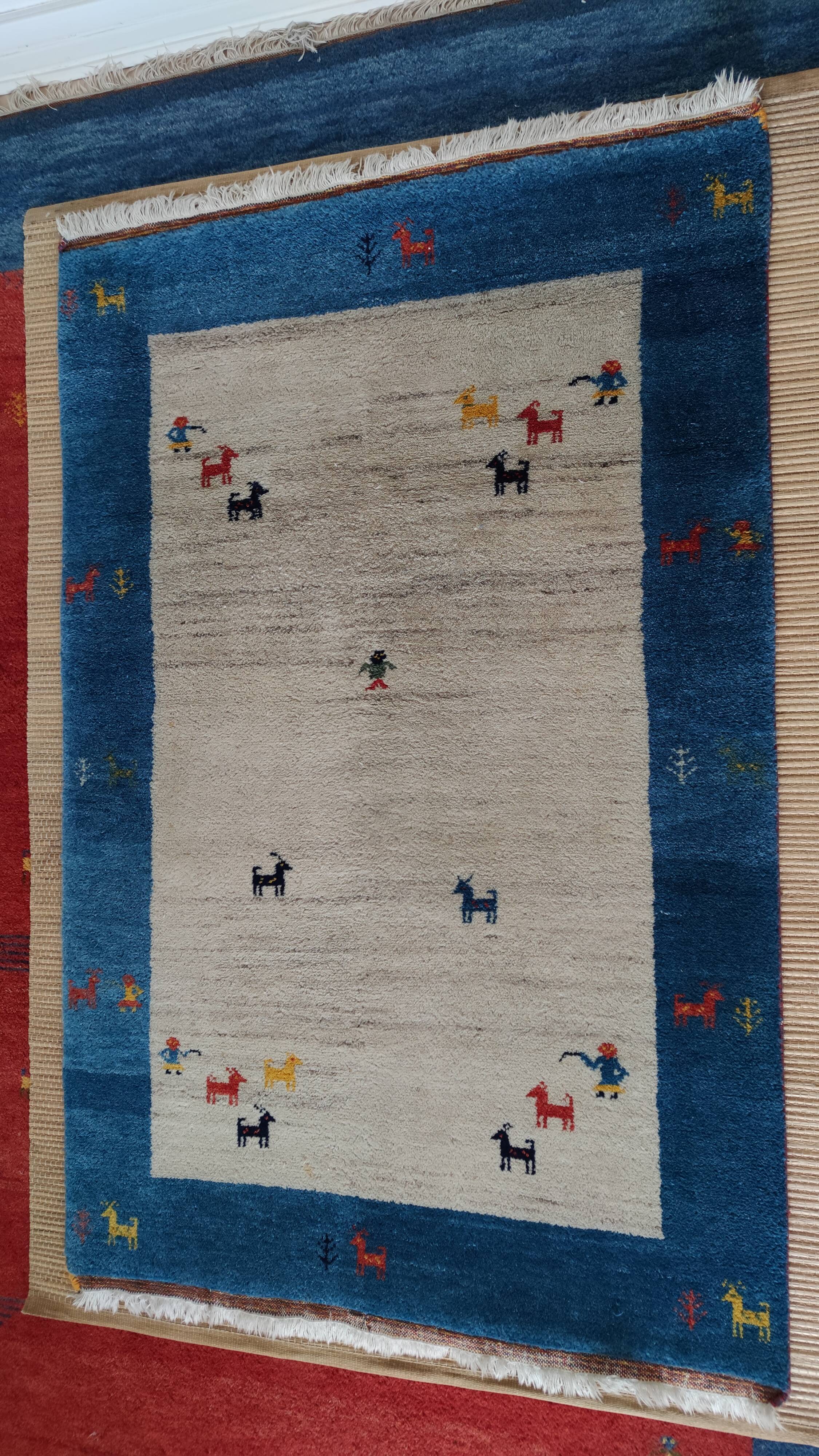 Indo-gabbeh carpet 190 x120 cm
