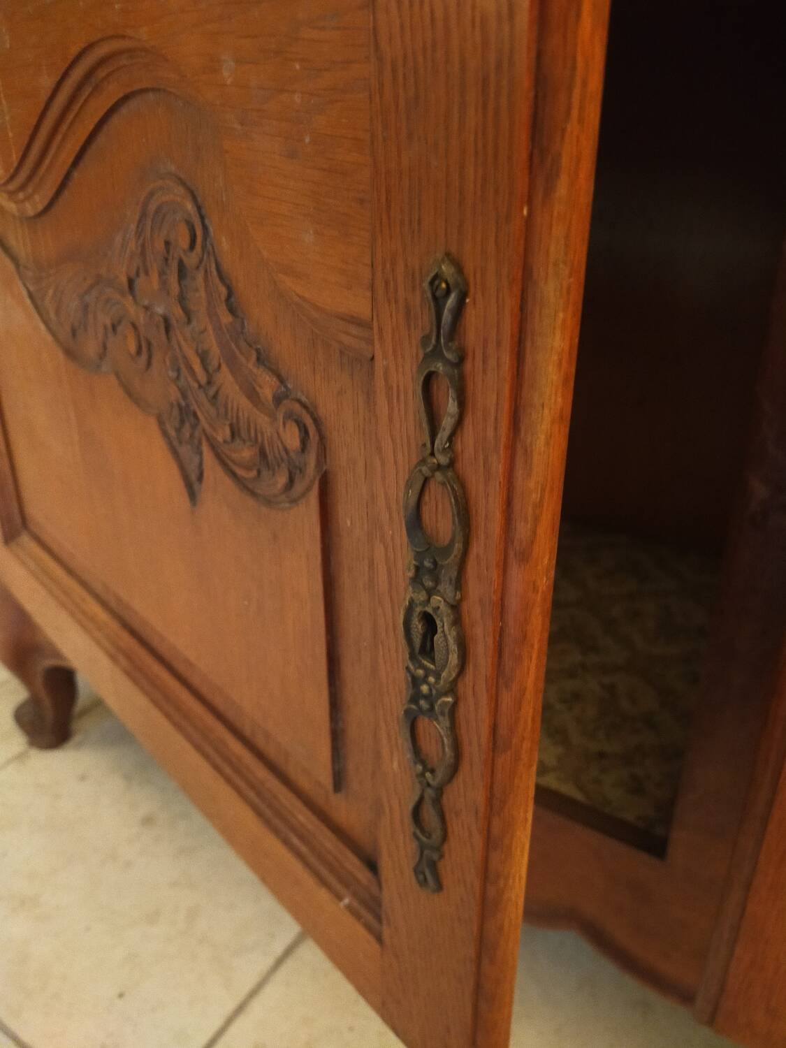 Vitrine ancienne en bois