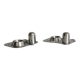2 coquetiers inox