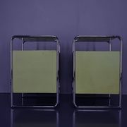 Set of Two Bauhaus Night Stands by Vichr & Co., 1930s