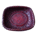 Japanese woven bamboo basket. Ikebana