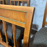 Series of 6 chairs at the etruscan directoire d'epoque in mahogany, 1800