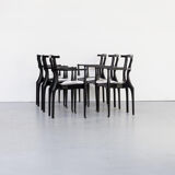 Set of 6 Oscar Tusquets Gaulino chairs for BD Barcelona