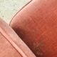 Vintage old pink single seat / armchair / club seat