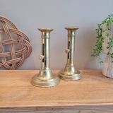 La Redoute x Selency pair of brass candle holders 11