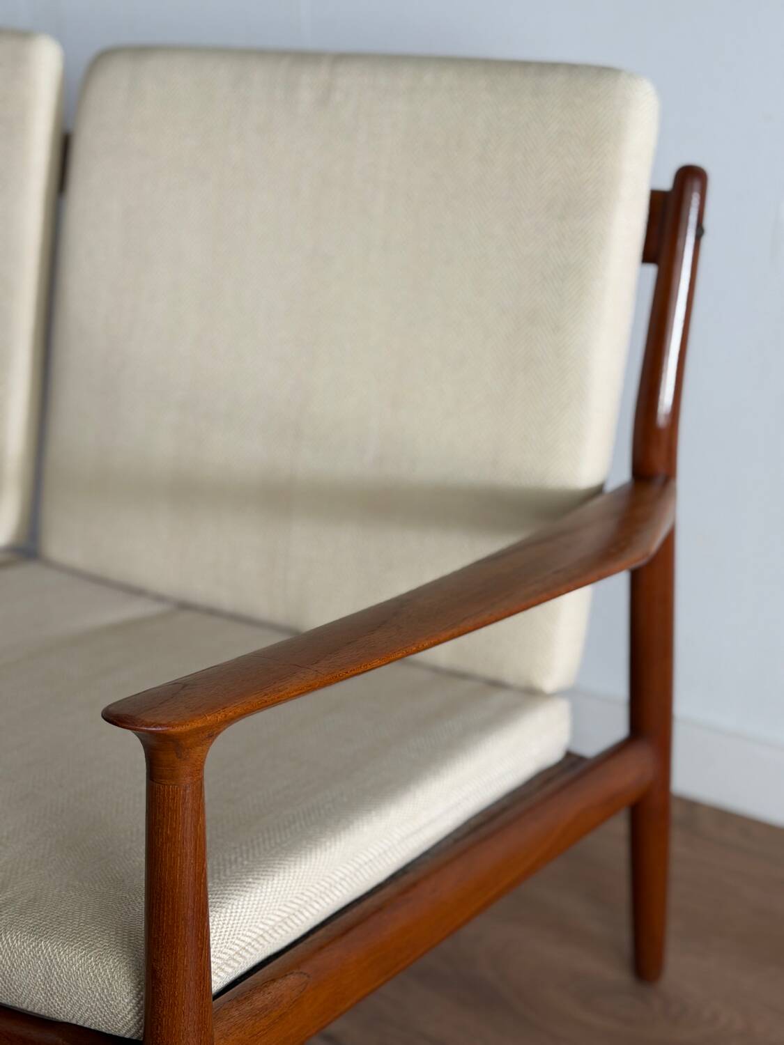 Scandinavian banquette in the style of Sven Ellekaer Eriksen from the 1960s.