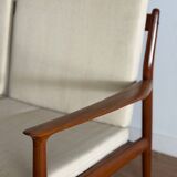 Scandinavian banquette in the style of Sven Ellekaer Eriksen from the 1960s.