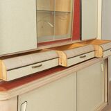 1950s kitchen cabinet, two-piece, Vintage