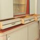 1950s kitchen cabinet, two-piece, Vintage