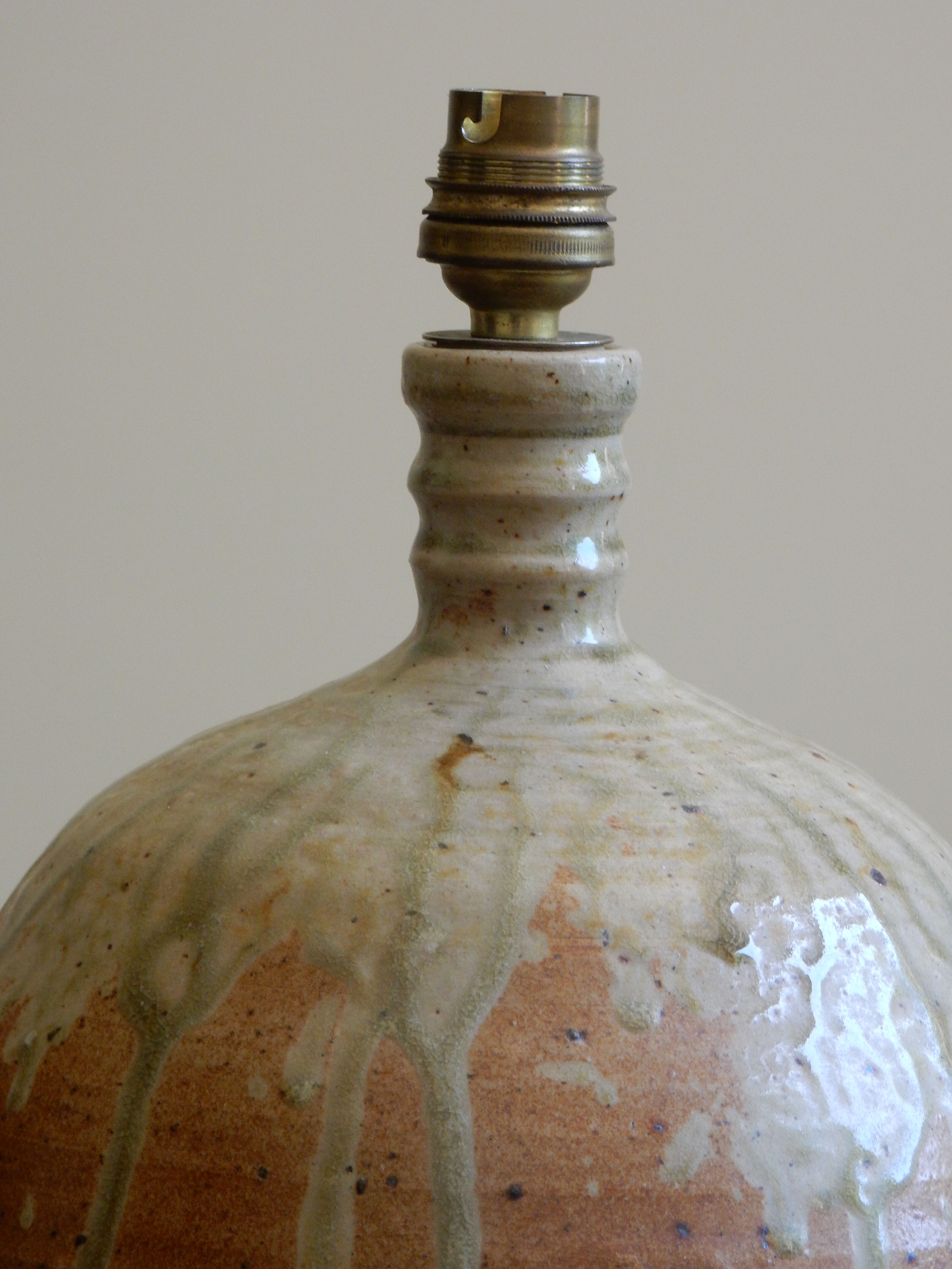 French sandstone bottle lamp / French countryside