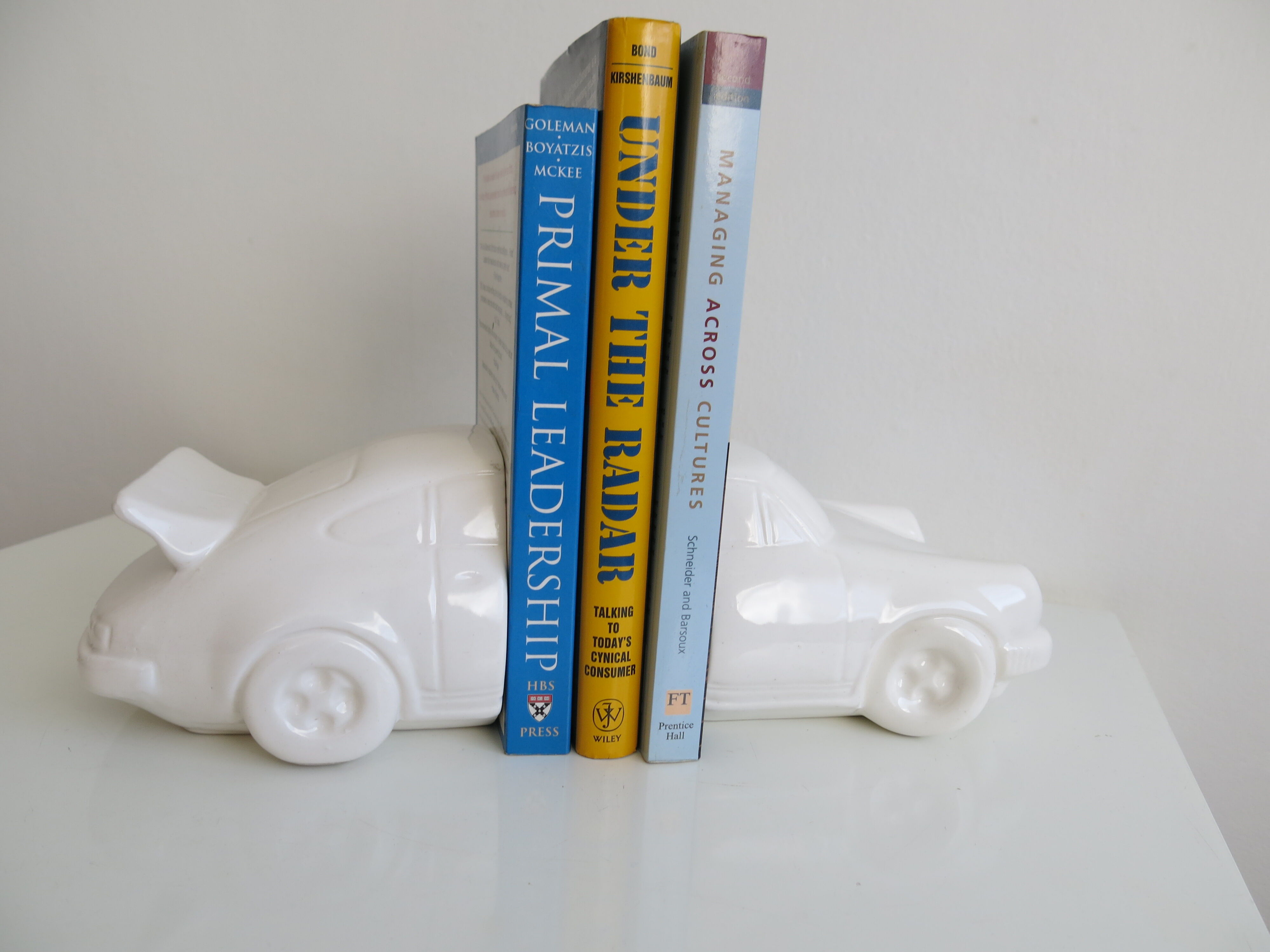 Paire de serre-livres vintage Porsche 911
