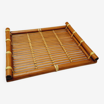 Rattan tray