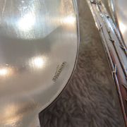 12 silver plated soup spoons by Boulenger, Art Nouveau Chardons