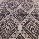 Carpet kilim white and grey corridor 308-95cm