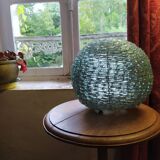 Lampe boule en verre vintage