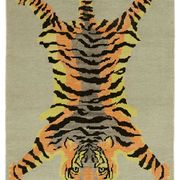 Turkish Handknotted Wool Tiger Rug  141 cm x 188 cm