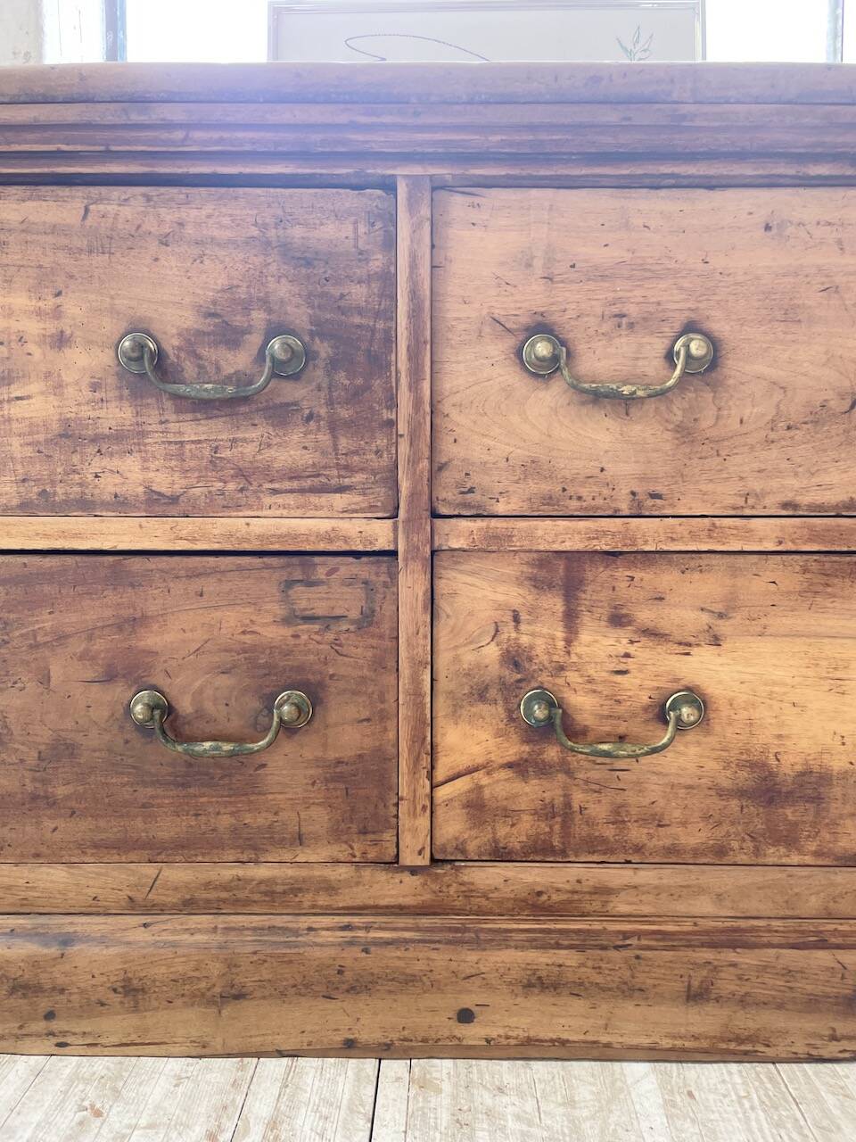 XXL walnut silk loom furniture from the 50s