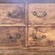XXL walnut silk loom furniture from the 50s